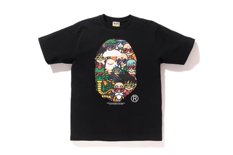 Dragon Ball x BAPE LA Exclusive Collection A Bathing Ape baby milo goku master roshi shenron ape head