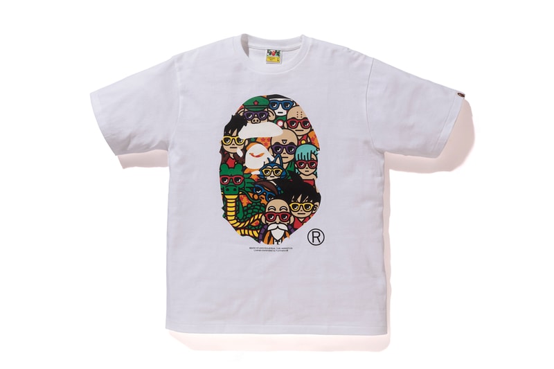 Dragon Ball x BAPE LA Exclusive Collection A Bathing Ape baby milo goku master roshi shenron ape head