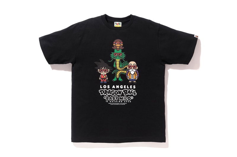 Dragon Ball x BAPE LA Exclusive Collection A Bathing Ape baby milo goku master roshi shenron ape head