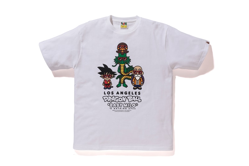 Dragon Ball x BAPE LA Exclusive Collection A Bathing Ape baby milo goku master roshi shenron ape head