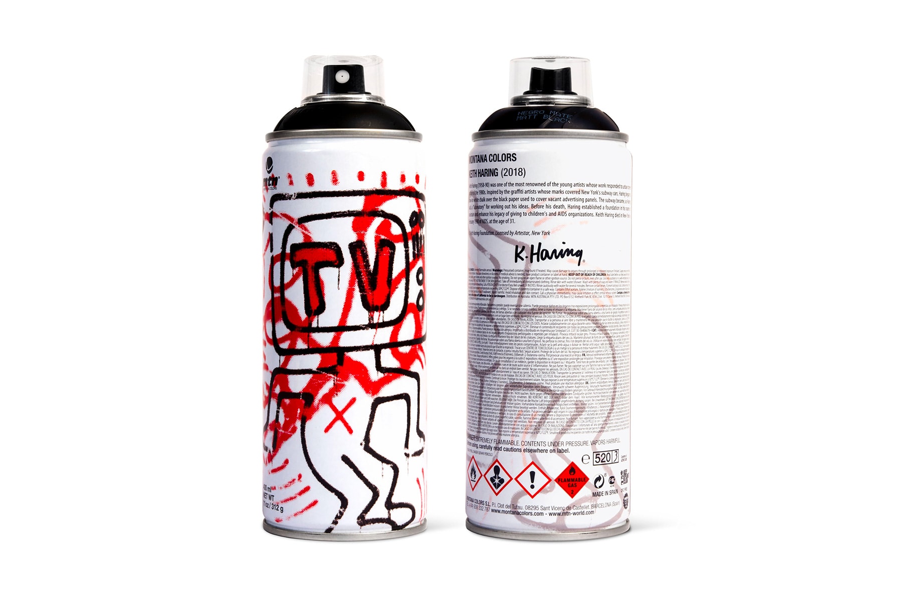 Montana colors Jean jmichel Basquiat Keith Haring Andre Saraiva Spray Paint Cans art graffiti Beyond the streets