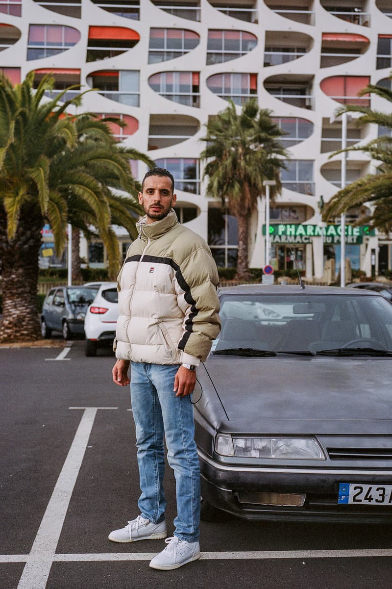 FILA bleu mode collaboration original fitness zipper exclusive limited sneaker drop release may 26 cntrbnd Toronto 2018 F-Box Julien Boudet 89 usd