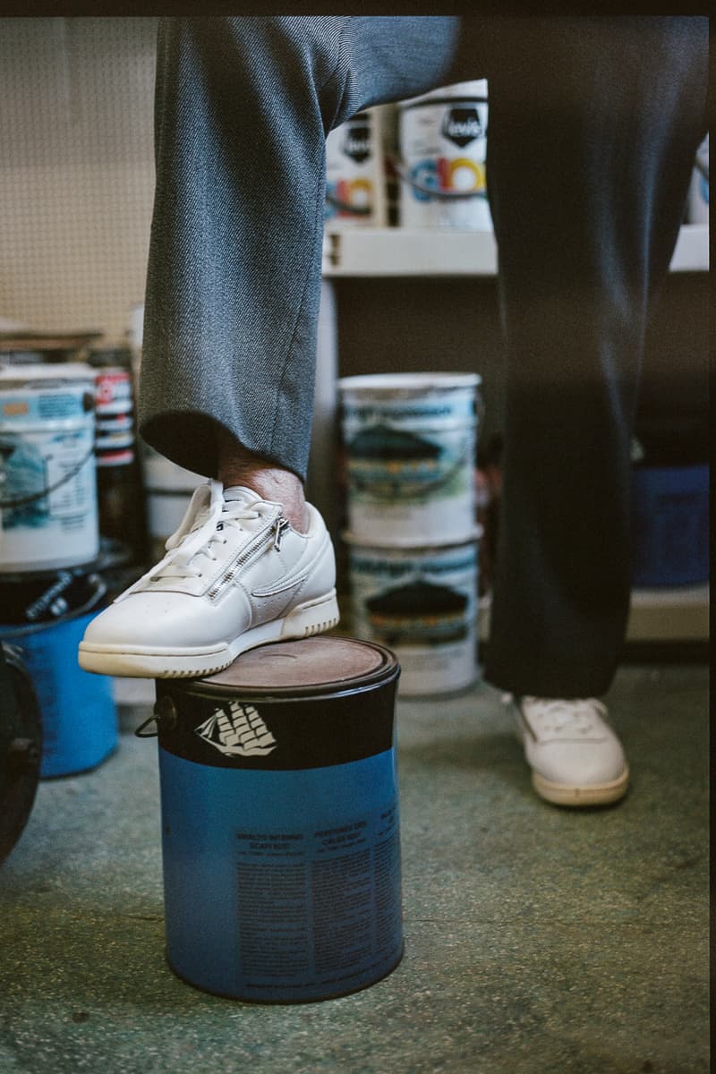 FILA bleu mode collaboration original fitness zipper exclusive limited sneaker drop release may 26 cntrbnd Toronto 2018 F-Box Julien Boudet 89 usd