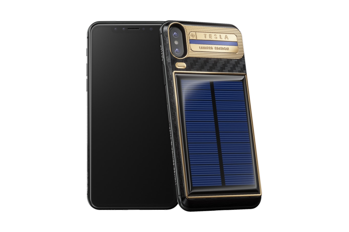 Caviar iPhone X Tesla Device Solar Power elon musk steve jobs nikola tesla