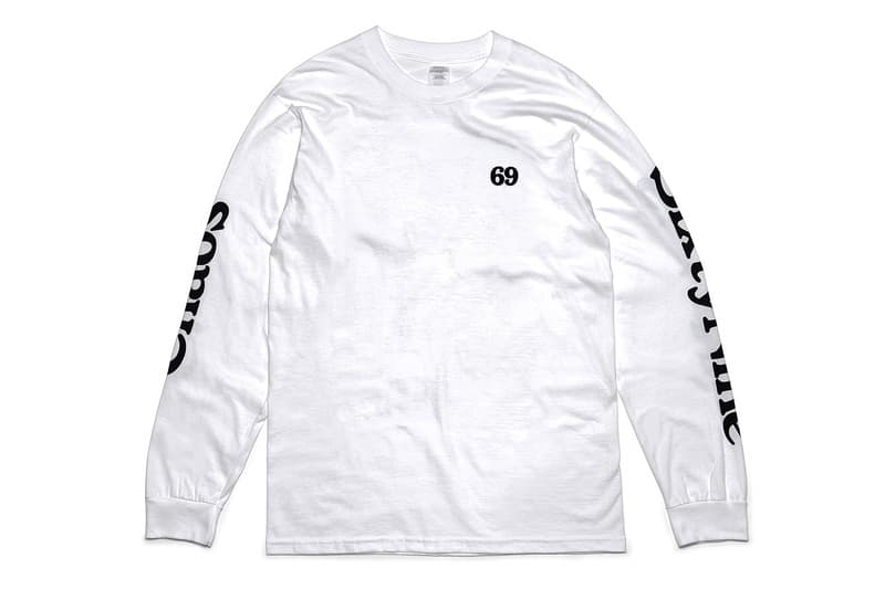 CHAOS SixtyNine 69 Skater T-Shirt Collection Gurls Talk Forum Graphic Printed Tees Black White Colorway