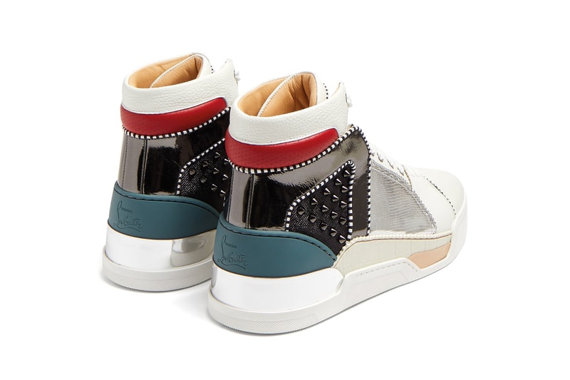 Christian Louboutin Loubikick Spike Mulitcolor Sneakers Kicks Footwear Luxury Roller-Boat trainers fashion Italian French Red Bottoms