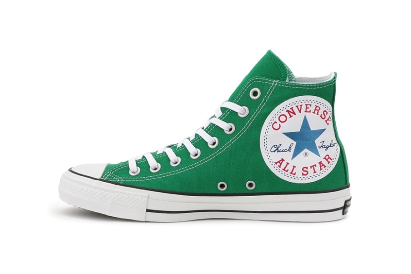 Converse Japan Chuck Taylor All Star Hugepatch Hi high green white red june 2018 release date info drop sneakers shoes footwear high