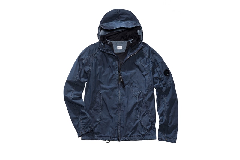 C P Company Indigo 50 Garment Dyed Jackets Blue Navy Crosses Stone Island