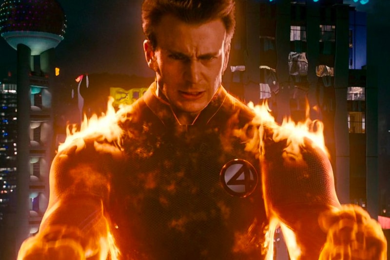 chris evans fantastic four human torch