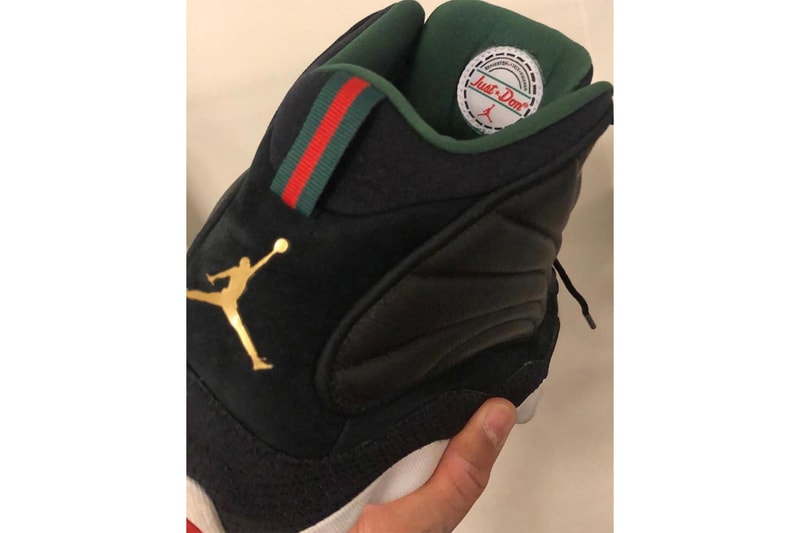 Don C Jordan Pro Strong Brand Gucci Green Red sneakers footwear