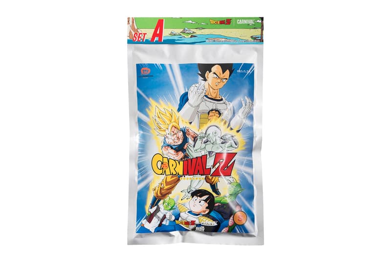 Dragon Ball Z CARNIVAL Collectors Capsule Collection Hoodie T-shirt Cap Hat Cushion Wrist Band Sticker Pack