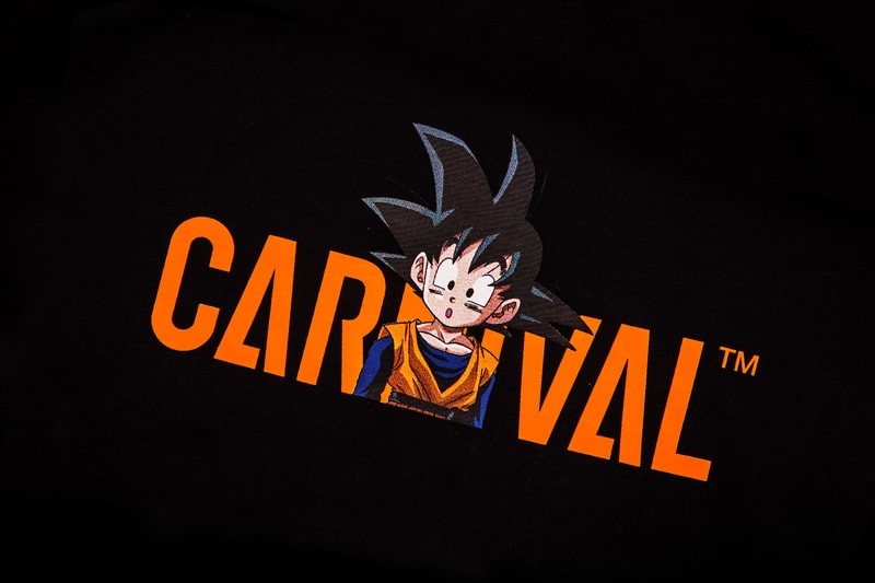 Dragon Ball Z CARNIVAL Collectors Capsule Collection Hoodie T-shirt Cap Hat Cushion Wrist Band Sticker Pack