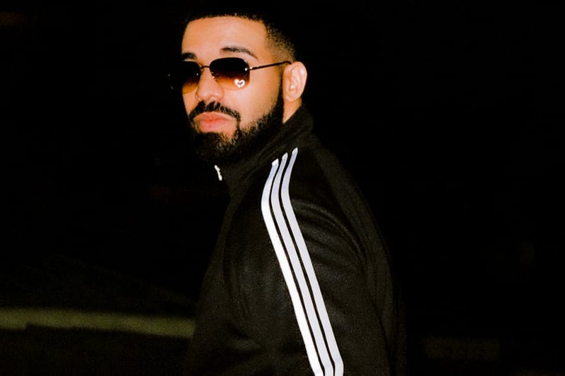 drake wearing glasses