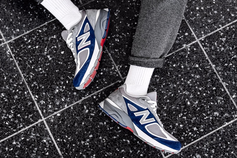 DTLR Villa Exclusive New Balance 990 memorial day release info sneakers footwear grey blue