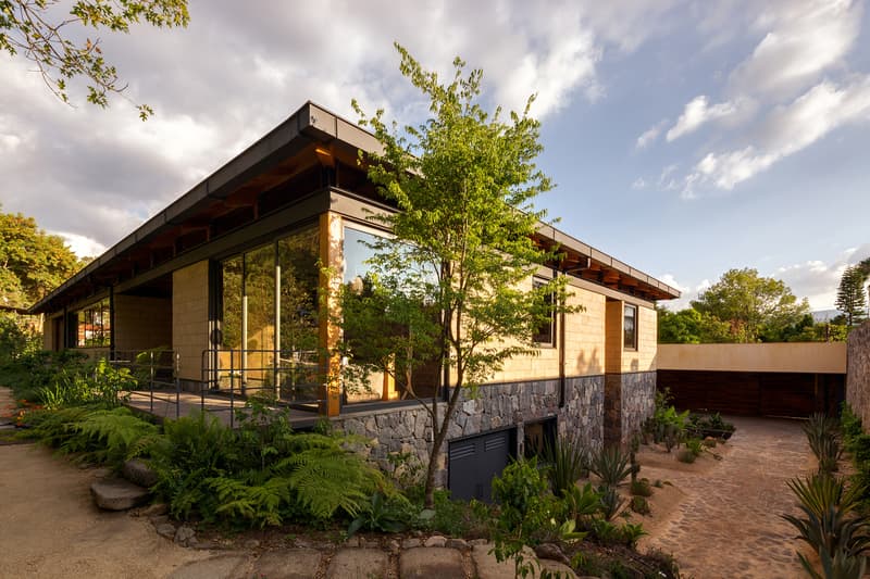 El Humedal Building Mexico TAAR Taller de Arquitectura de Alto Rendimiento Greenery Plants Trees Stone Brick Building