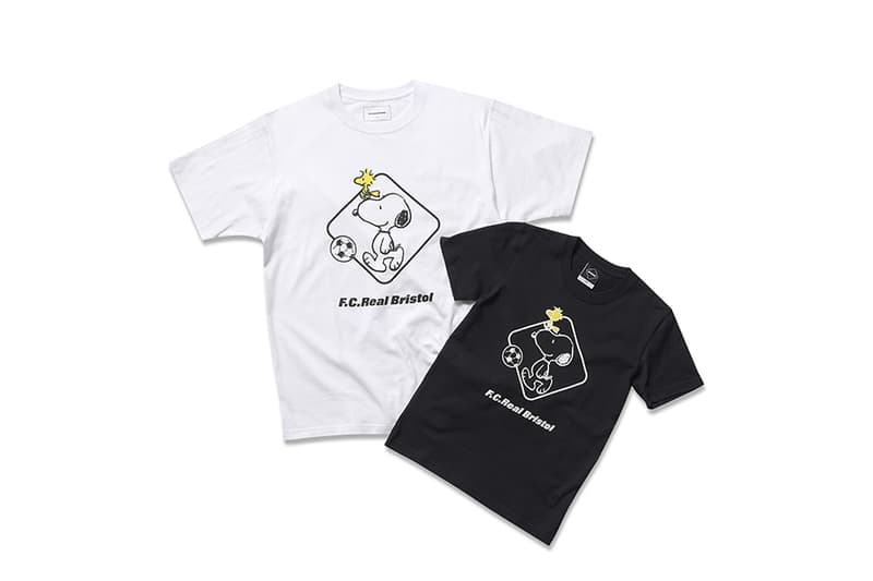 F C Real Bristol peanuts collaboration clothing tee shirt bag snoopy hat cap mug sticker phone case may 26 2018