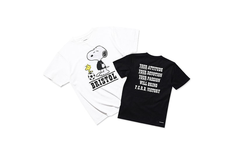 F C Real Bristol peanuts collaboration clothing tee shirt bag snoopy hat cap mug sticker phone case may 26 2018