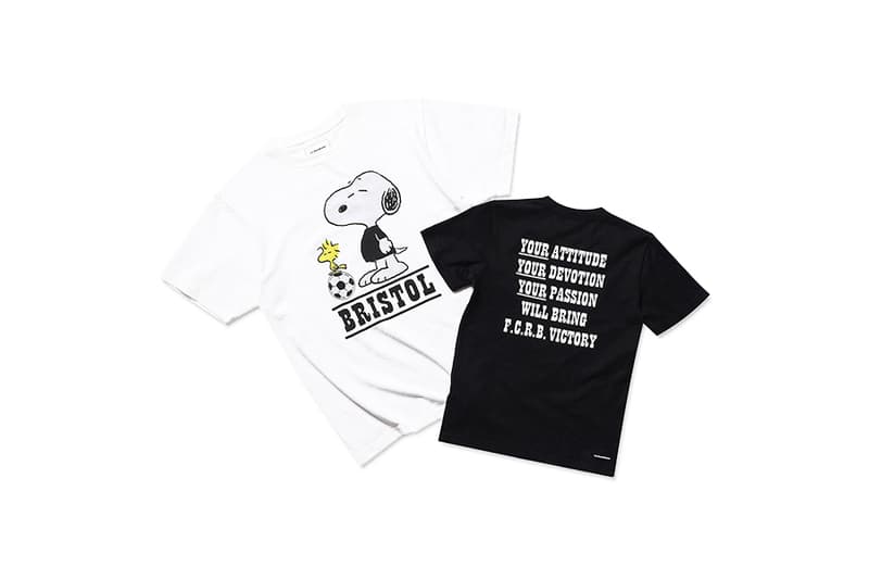 F C Real Bristol peanuts collaboration clothing tee shirt bag snoopy hat cap mug sticker phone case may 26 2018