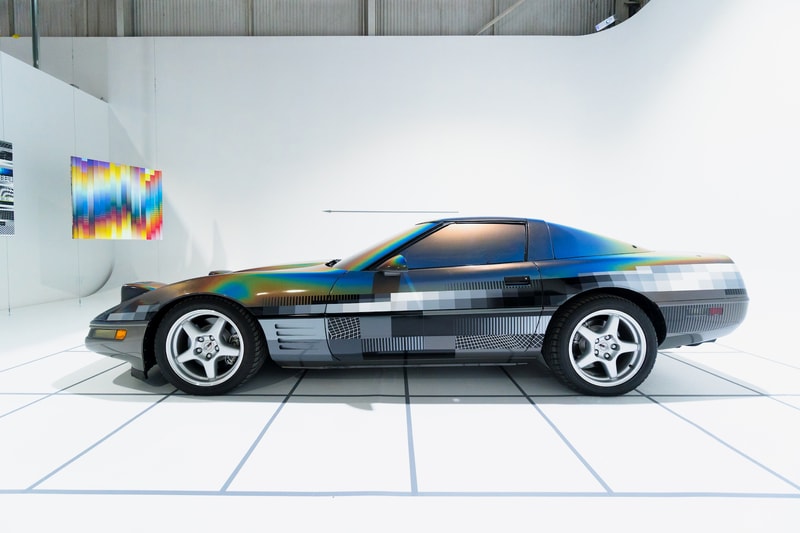 felipe pantone ultradynamic chevrolet corvette artworks beyond the streets los angeles california paintings installations