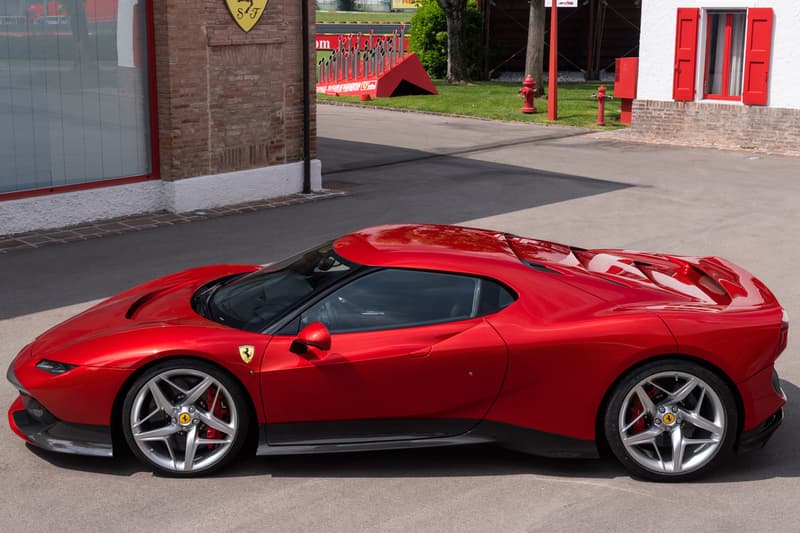 Ferrari SP38 one off revealed racing track car automobile may 26 display italy