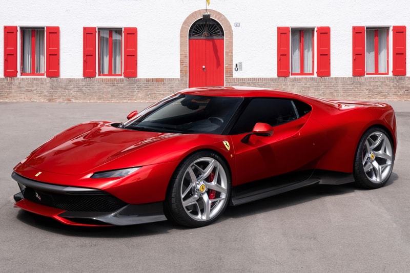 Ferrari SP38 one off revealed racing track car automobile may 26 display italy