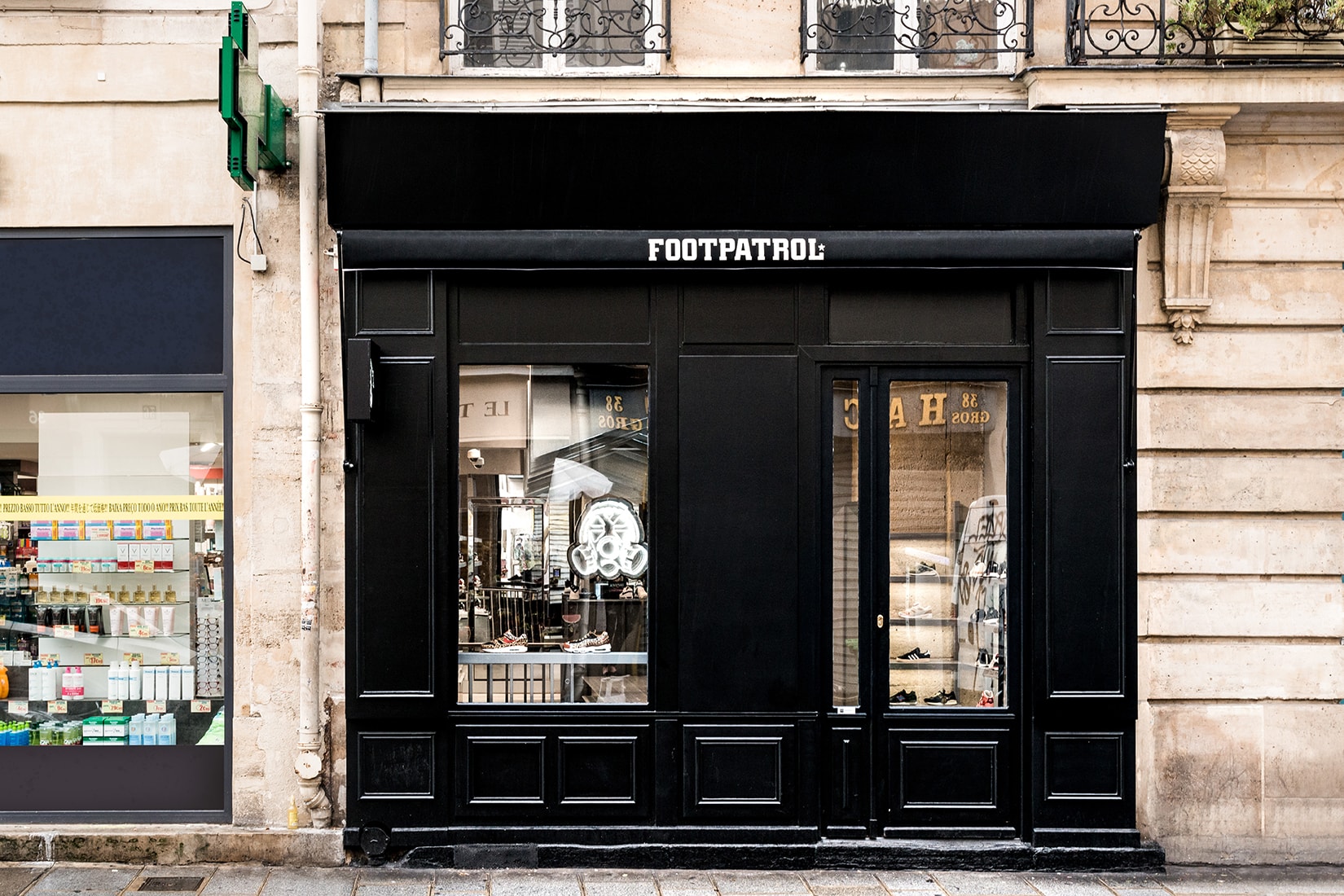 Footpatrol New Paris Store 45 Rue du Temple Le Marais District Sneakers Kicks Trainers Shoes