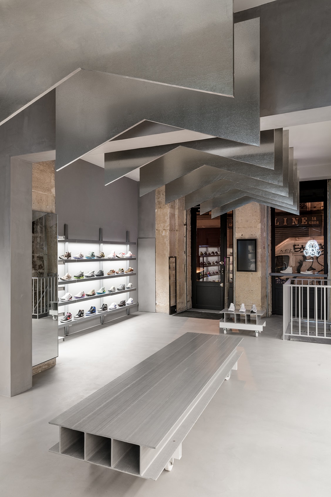 Footpatrol New Paris Store 45 Rue du Temple Le Marais District Sneakers Kicks Trainers Shoes