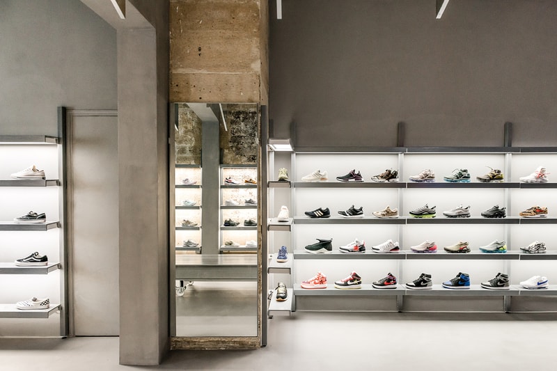 Footpatrol New Paris Store 45 Rue du Temple Le Marais District Sneakers Kicks Trainers Shoes