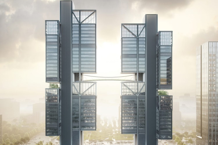 Foster + Partners Designed a Headquarters With a Drone-Flying Bridge
