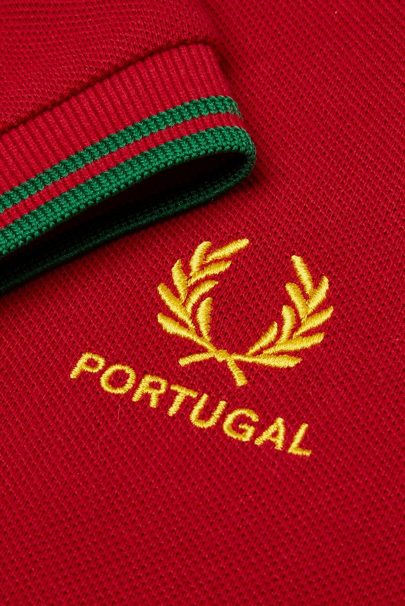 Fred Perry FIFA World Cup Country Shirts collection polo soccer Russia England Brazil Belgium France Germany Spain Portugal Sweden Japan South Korea