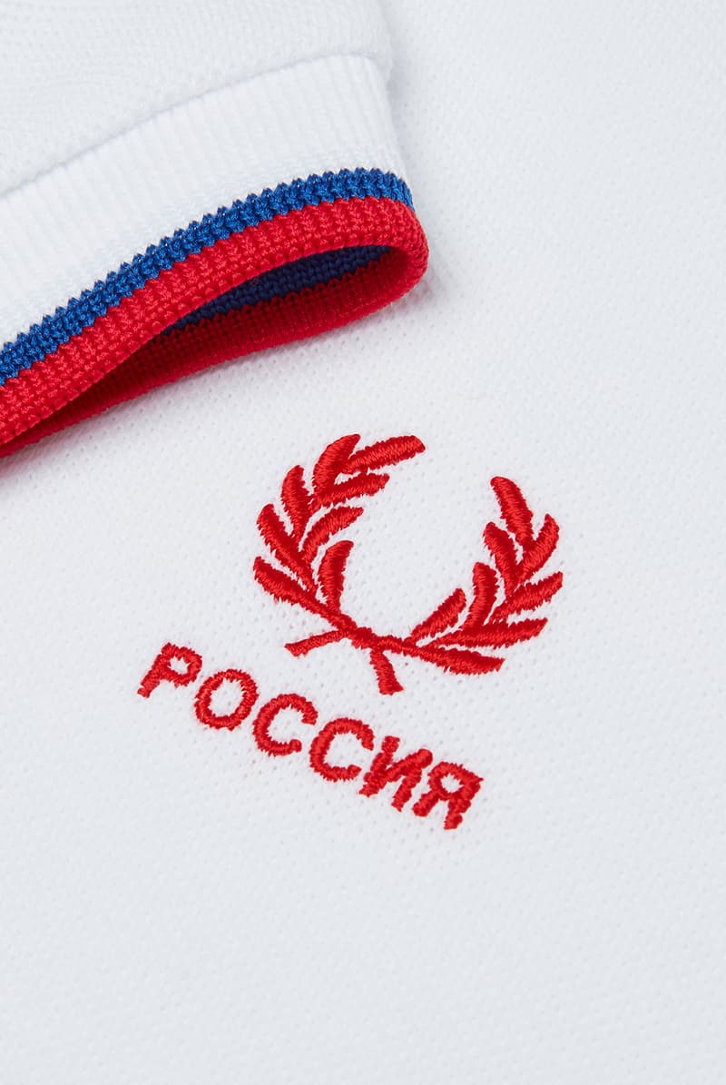 Fred Perry FIFA World Cup Country Shirts collection polo soccer Russia England Brazil Belgium France Germany Spain Portugal Sweden Japan South Korea