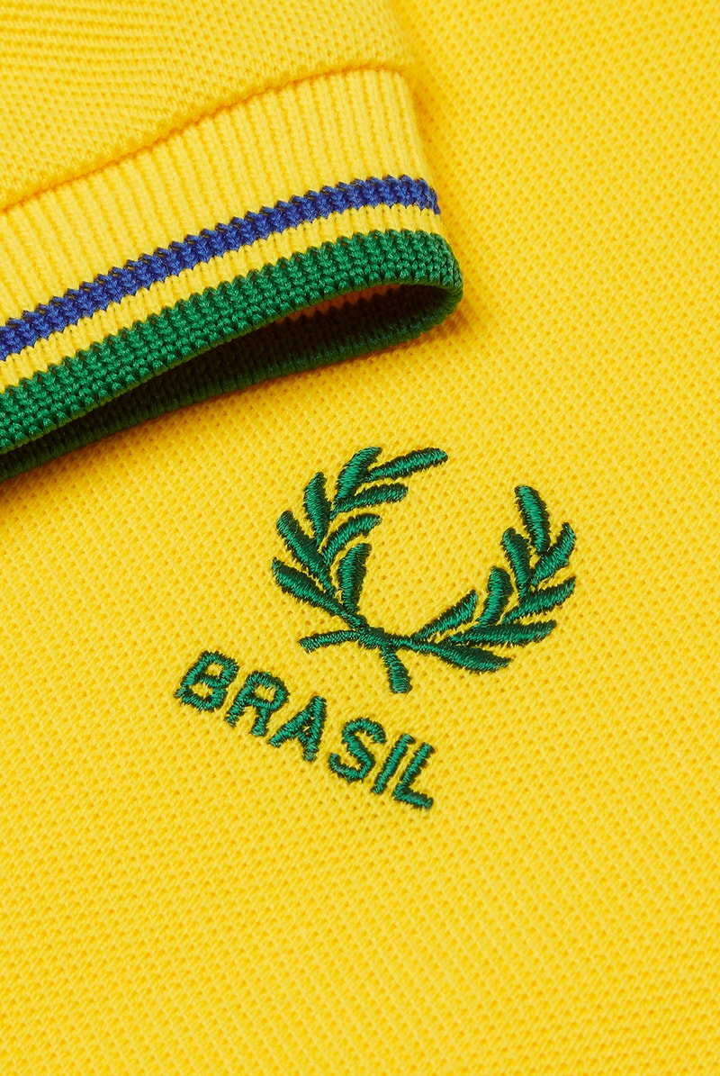 Fred Perry FIFA World Cup Country Shirts collection polo soccer Russia England Brazil Belgium France Germany Spain Portugal Sweden Japan South Korea