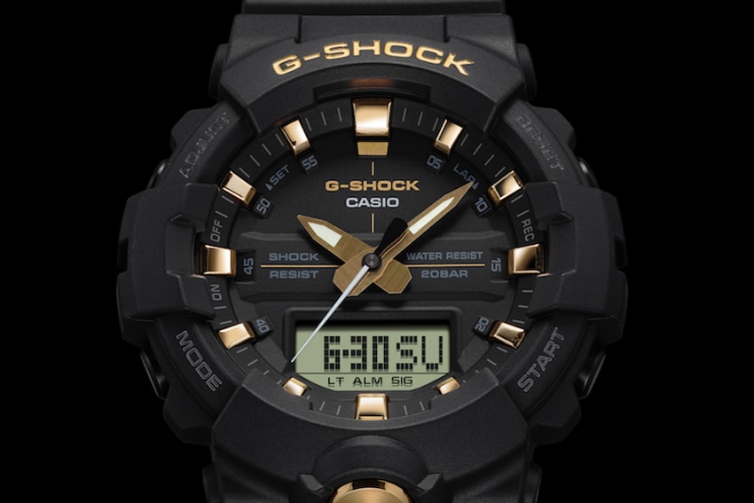 G-SHOCK Gold Accent Collection GA700 GA800 watches accessories