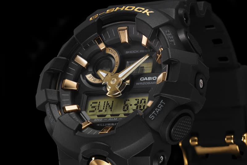 G-SHOCK Gold Accent Collection GA700 GA800 watches accessories