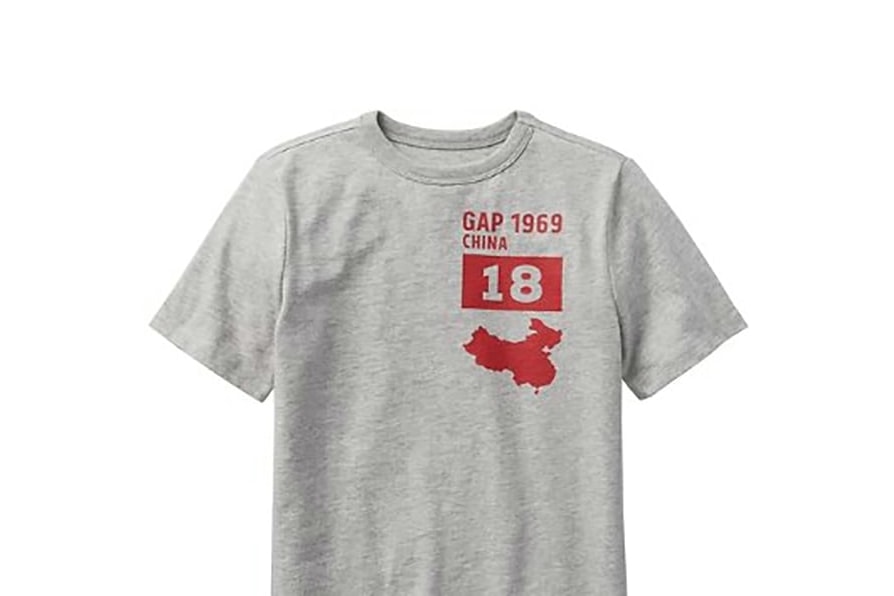 Gap China T-Shirt Incorrect Map Taiwan Tibet Delta Airlines Marriott International Canadian Outlet Store Weibo Social Media