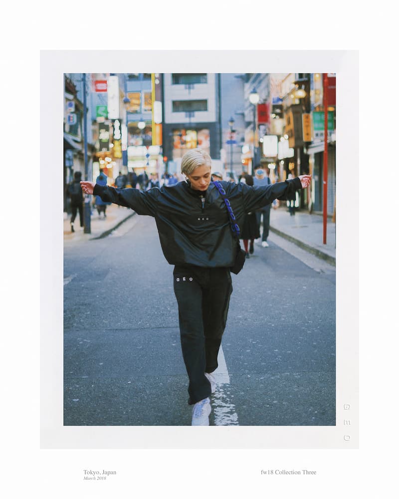 Geo Fall Winter 2018 Editorial collection lookbook tokyo japan release date info drop