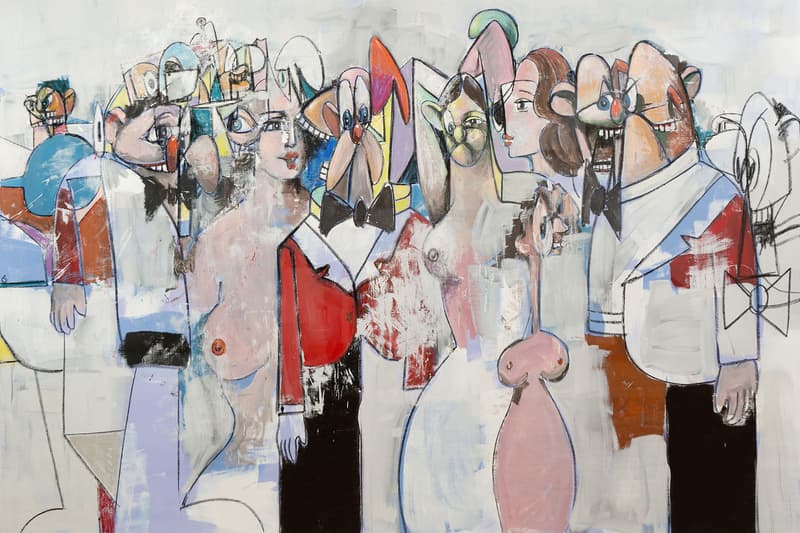 george condo museum of cycladic art exhibition athens greece paintings art artworks