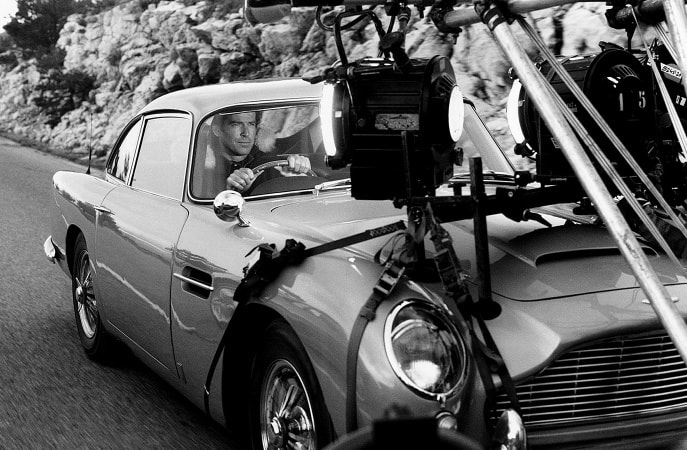 Goldeneye 1965 Aston Martin DB5 Bonhams Auction Cars Vehicles Pierce Brosnan 007 movies films classic cars British Aston Martin