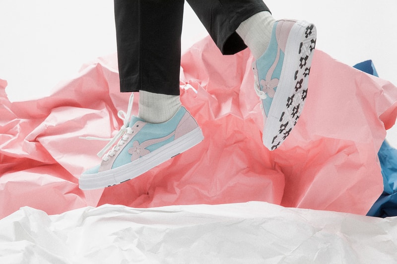 GOLF le FLEUR* x Converse Two Tone Closer Look Tyler, The Creator Pink Blue Orange Pastel Summer Release Information Details Closer Look Raffle HBX Available Now