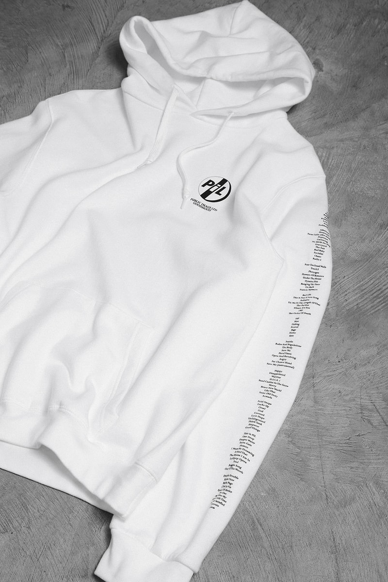 Goodhood x Bravado x Public Image Collaboration Products Release Details Coming Soon Merchandise Band Tour Documentary Public Image is Rotten