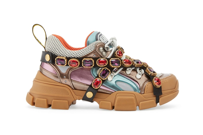 Gucci SEGA Chunky Jewels Sneaker Green Pink Black White