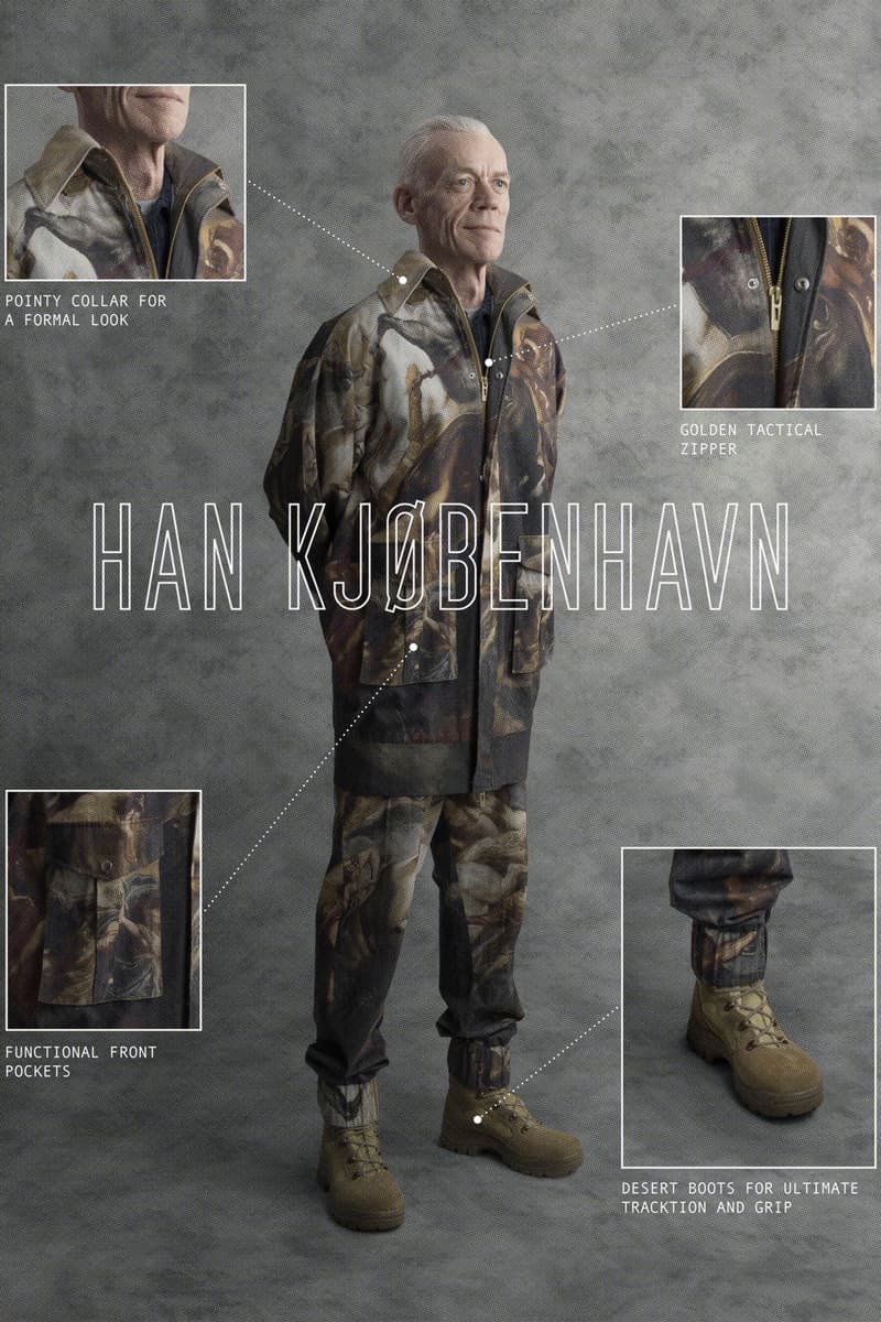 Han Kjobenhavn Spring Summer 2018 Lookbook collection release date info drop military technical tactical