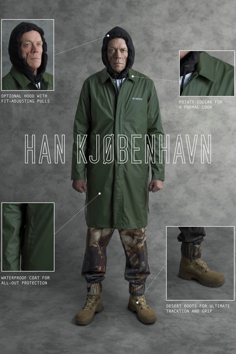 Han Kjobenhavn Spring Summer 2018 Lookbook collection release date info drop military technical tactical