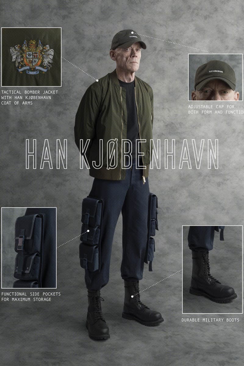 Han Kjobenhavn Spring Summer 2018 Lookbook collection release date info drop military technical tactical