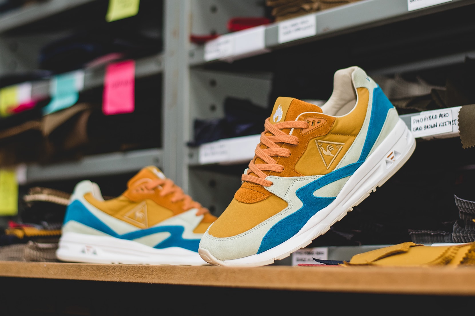 Hanon x Le Coq Sportif LCS R800 Sneaker Collab Collaboration "The Good Agreement" Bon Accord C. F. Stead Halley Stevensons Suede Sneakers Kicks Trainers Shoes Available Buy Cop Purchase Now