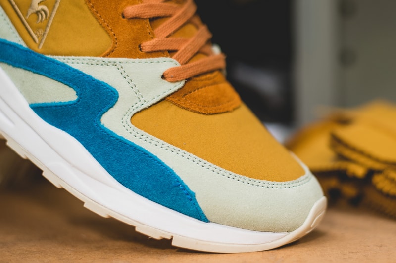 Hanon x Le Coq Sportif LCS R800 Sneaker Collab Collaboration "The Good Agreement" Bon Accord C. F. Stead Halley Stevensons Suede Sneakers Kicks Trainers Shoes Available Buy Cop Purchase Now