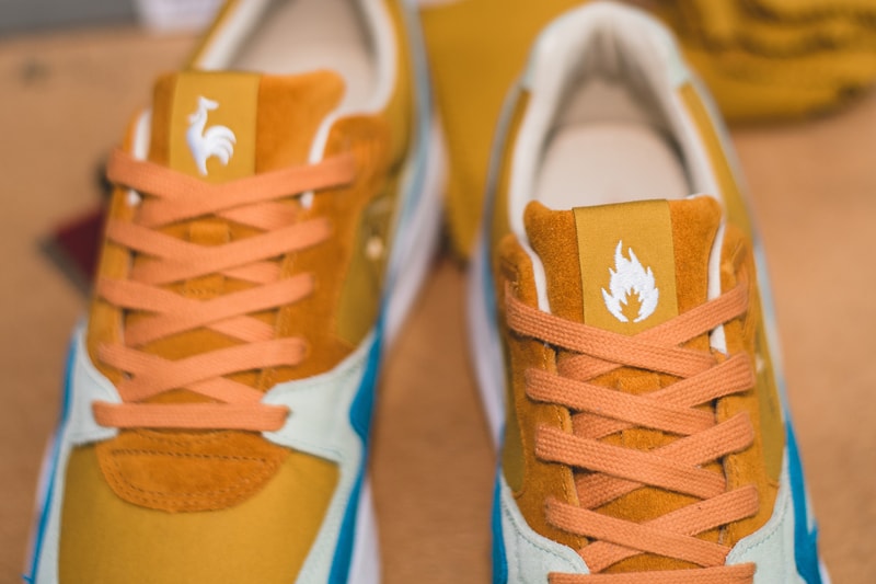 Hanon x Le Coq Sportif LCS R800 Sneaker Collab Collaboration "The Good Agreement" Bon Accord C. F. Stead Halley Stevensons Suede Sneakers Kicks Trainers Shoes Available Buy Cop Purchase Now