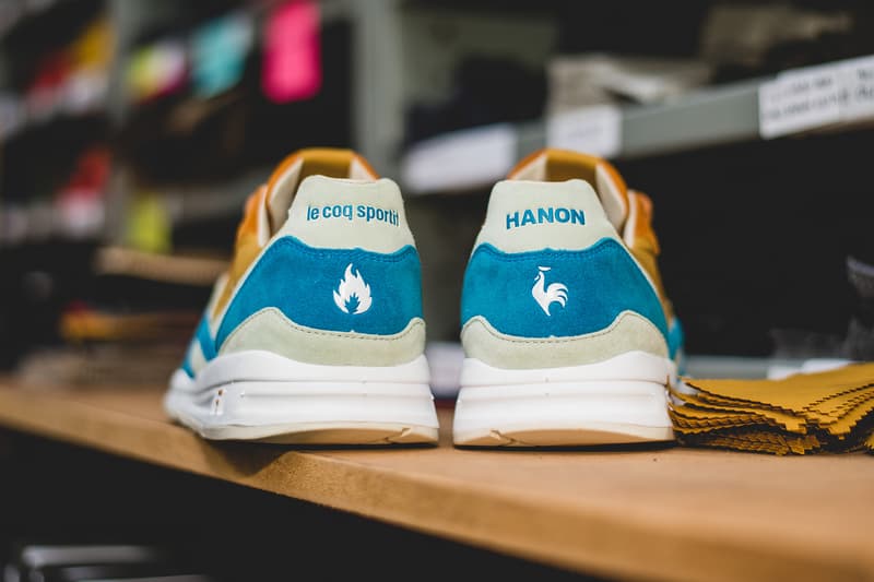 Hanon x Le Coq Sportif LCS R800 Sneaker Collab Collaboration "The Good Agreement" Bon Accord C. F. Stead Halley Stevensons Suede Sneakers Kicks Trainers Shoes Available Buy Cop Purchase Now