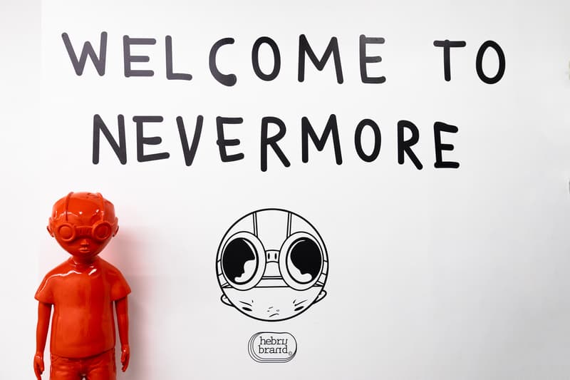 hebru brantley nevermore pop up nyc vinyl art collectible sculptures artworks paintings prints
