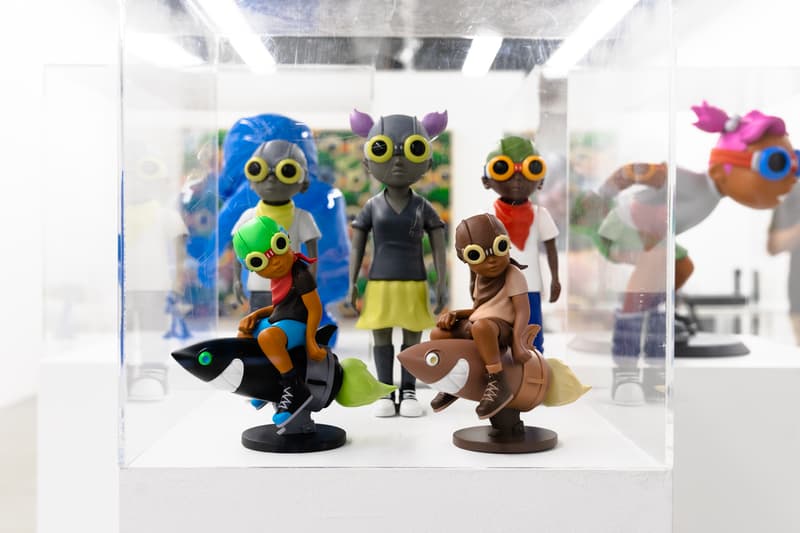 hebru brantley nevermore pop up nyc vinyl art collectible sculptures artworks paintings prints